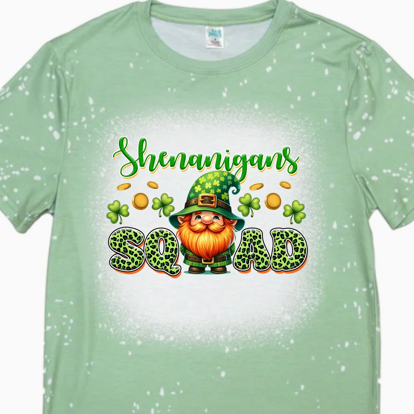 T-SHIRT FAUX BLEACHED - ST PATRICK'S SQUAD