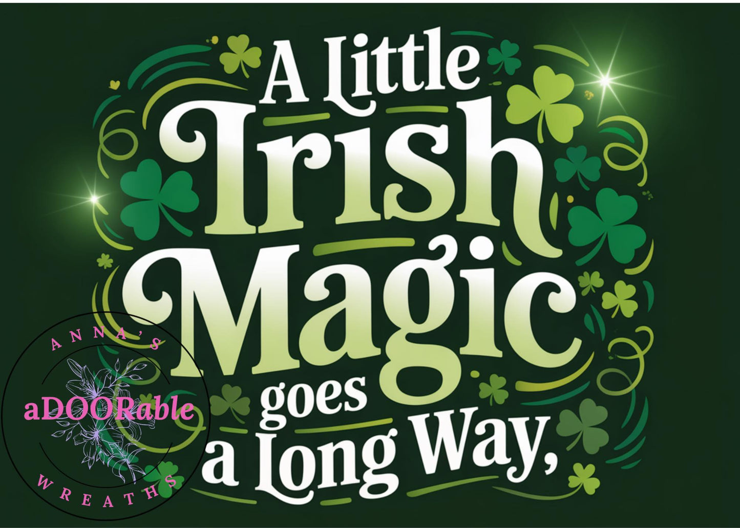Tempered Glass Cutting Board St. Patrick's Irish Magic