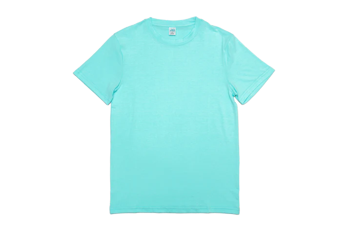 Z. T-SHIRTS BLANK CUSTOM AQUA