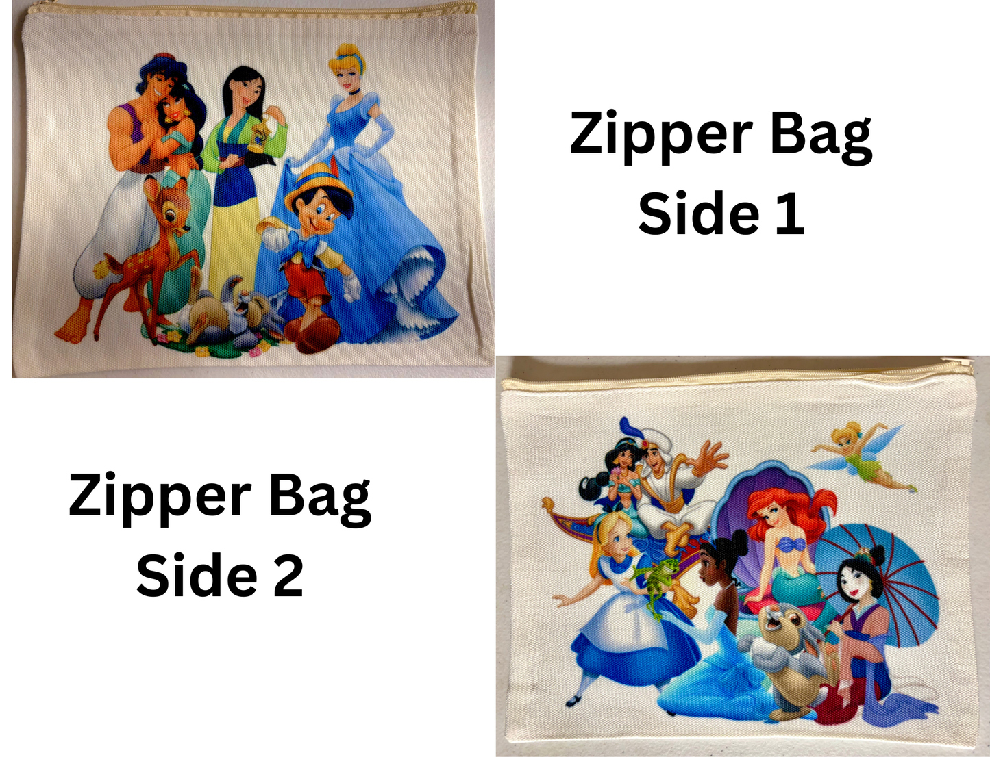 ZIPPER BAG - DISNEY CHARACTERS