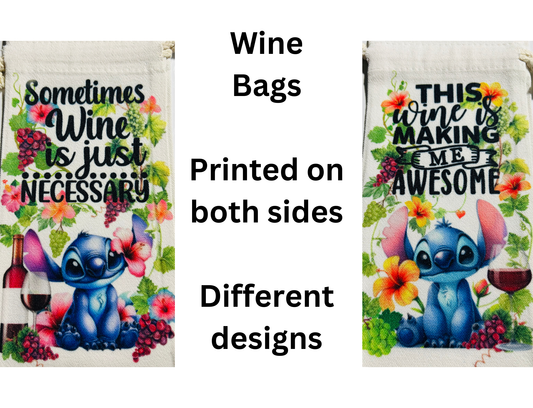 Wine Bags - Stitch