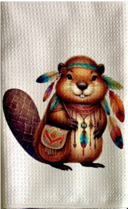 Towels - Native Cartoon Animals