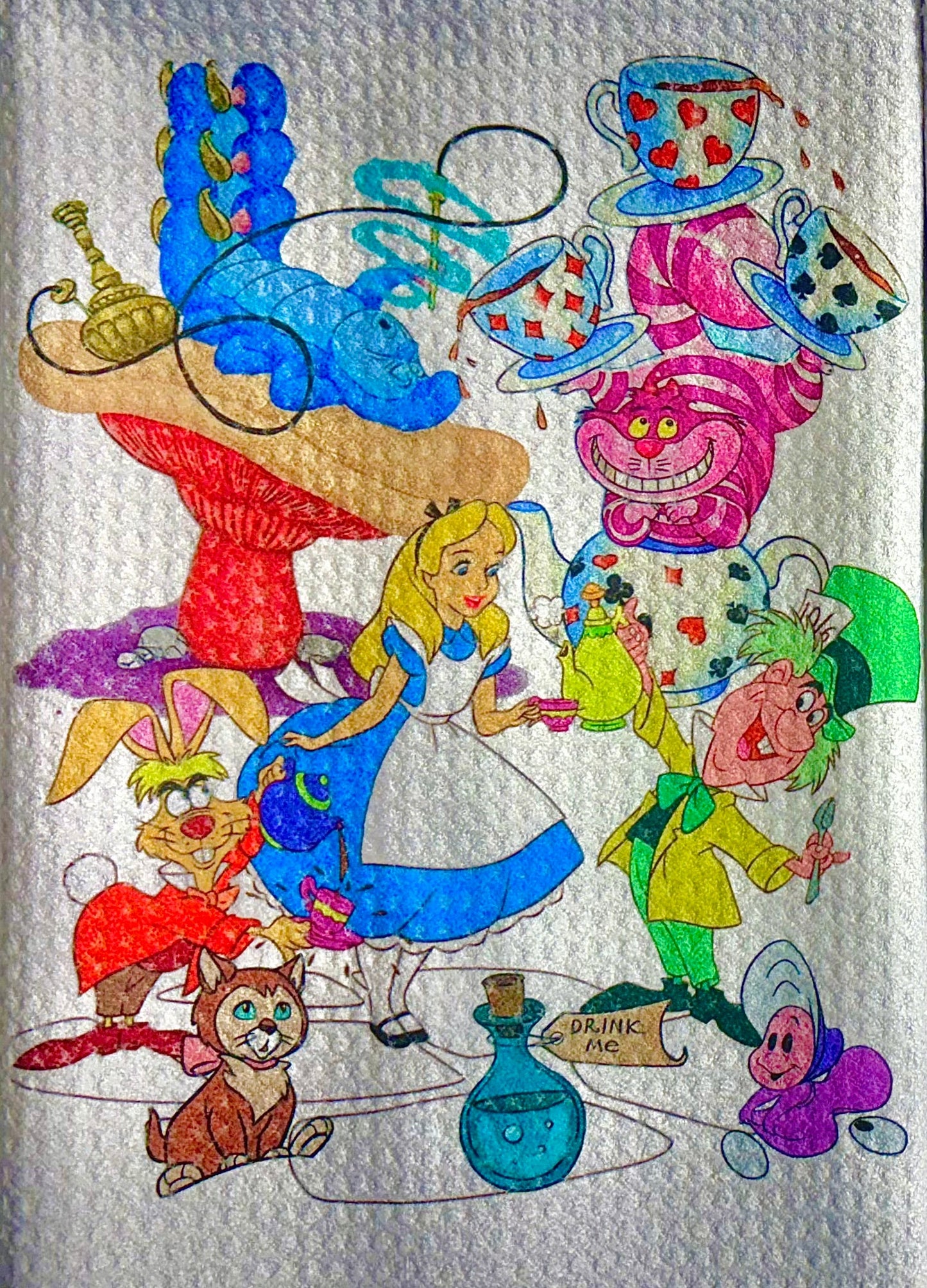 TOWELS - CARTOON CHARACTER WONDER LAND