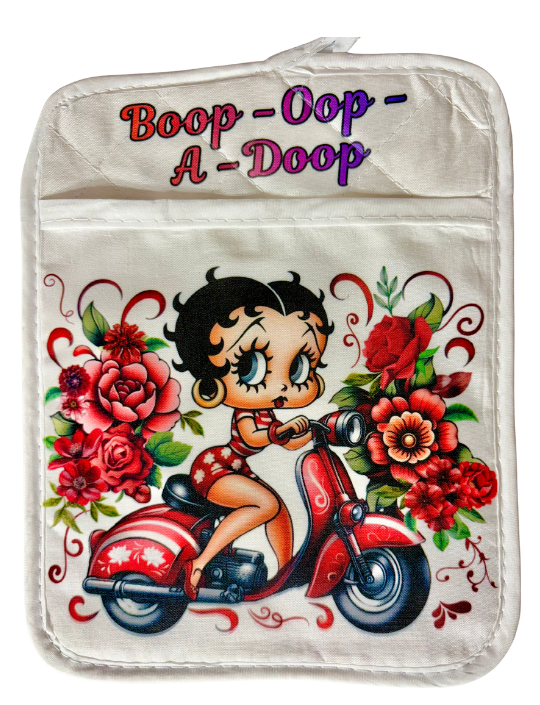 POT HOLDER - BETTY BOOP OPP-A-DOOP