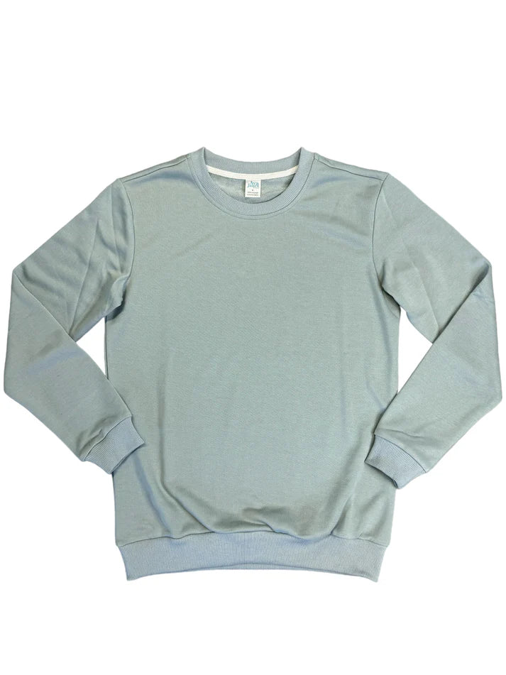 Z. CREW NECK - BLANK CUSTOM BLUE STEEL