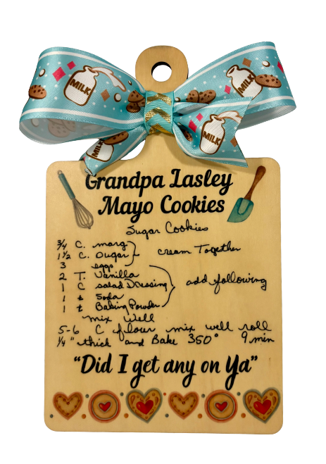 PERSONALIZED EXAMPLE MAYO COOKIES