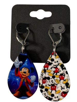 EARRINGS - CHARACTER MOUSE WIZARD