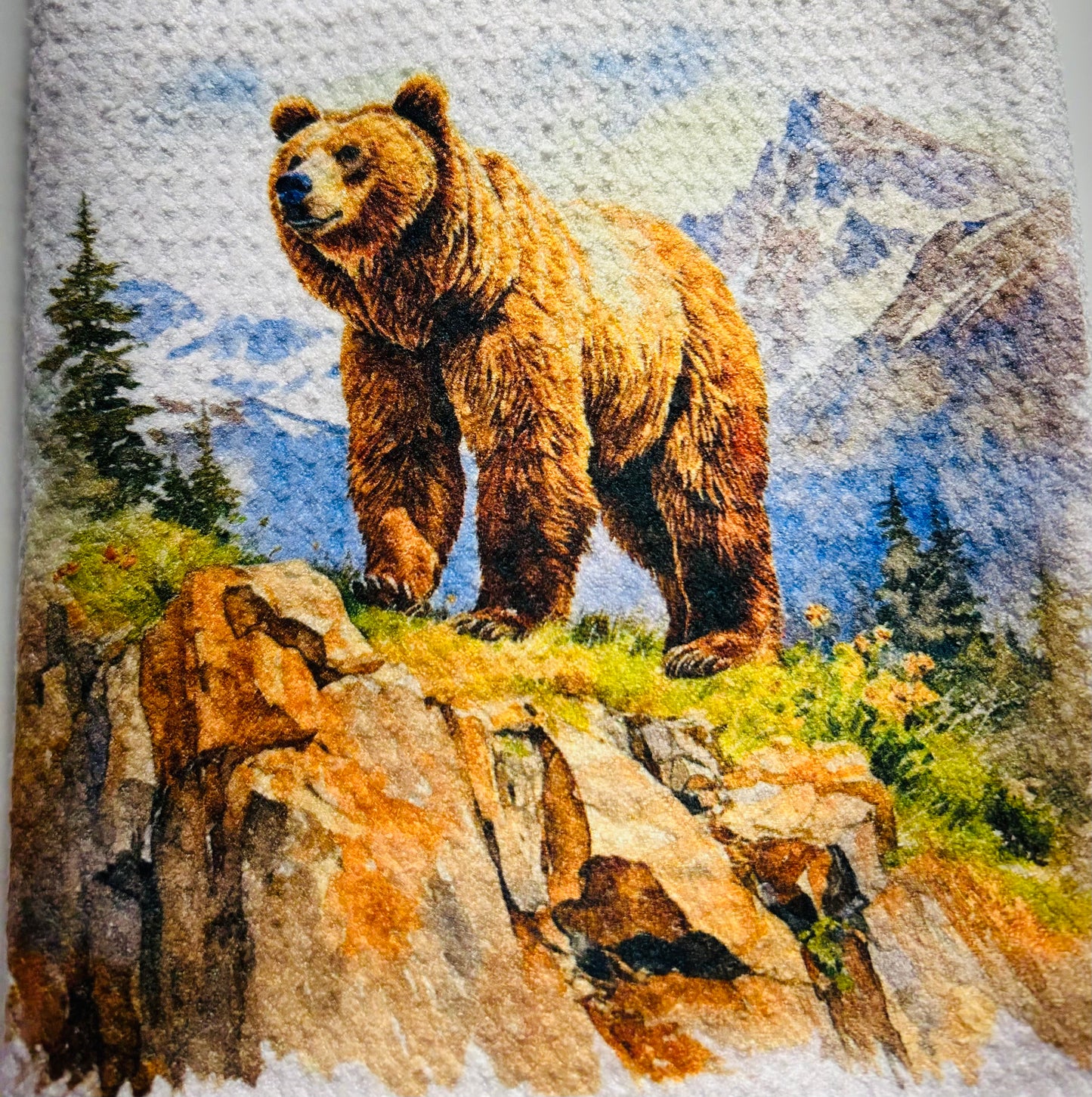 TOWELS - BEAR BROWN CLIFF