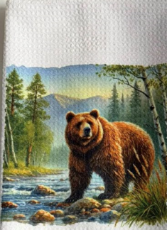 TOWELS - BEAR BROWN FOREST