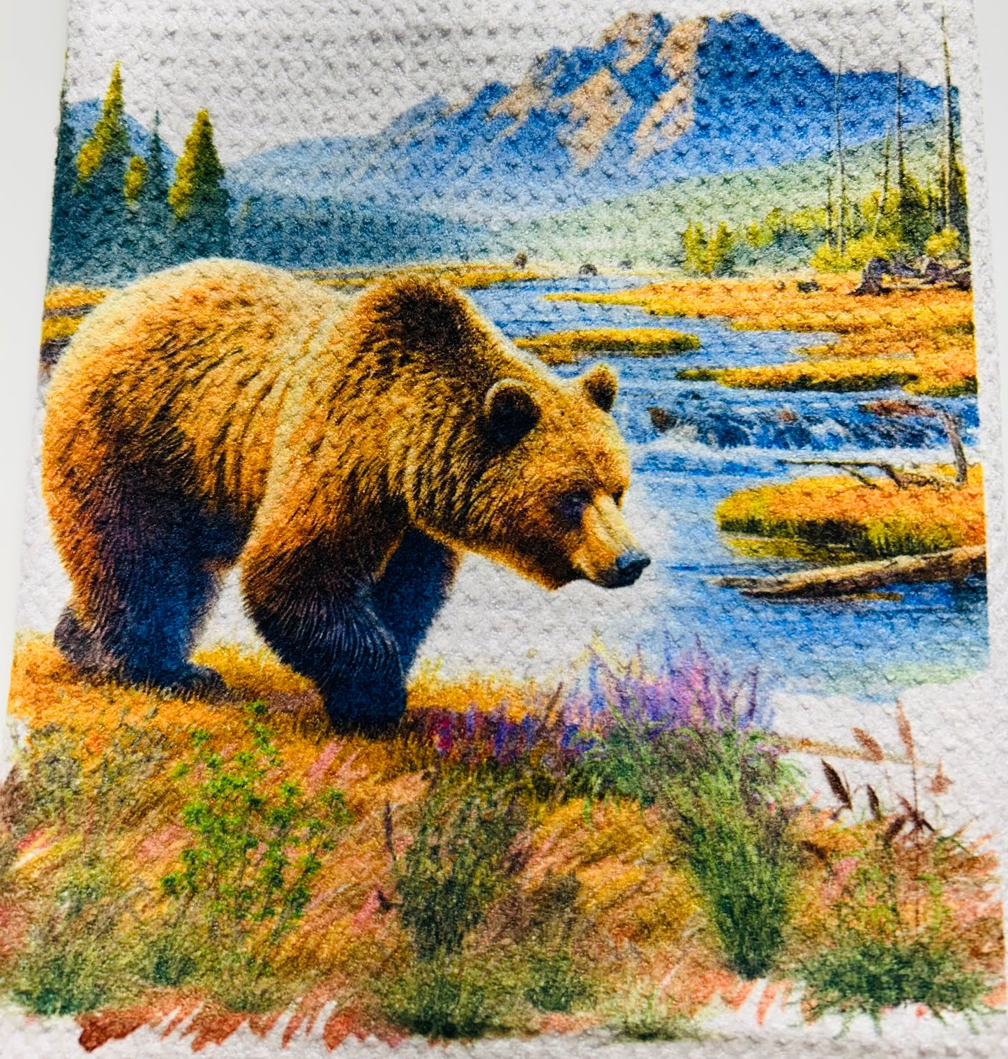 TOWELS - BEAR BROWN MOUNTAIN