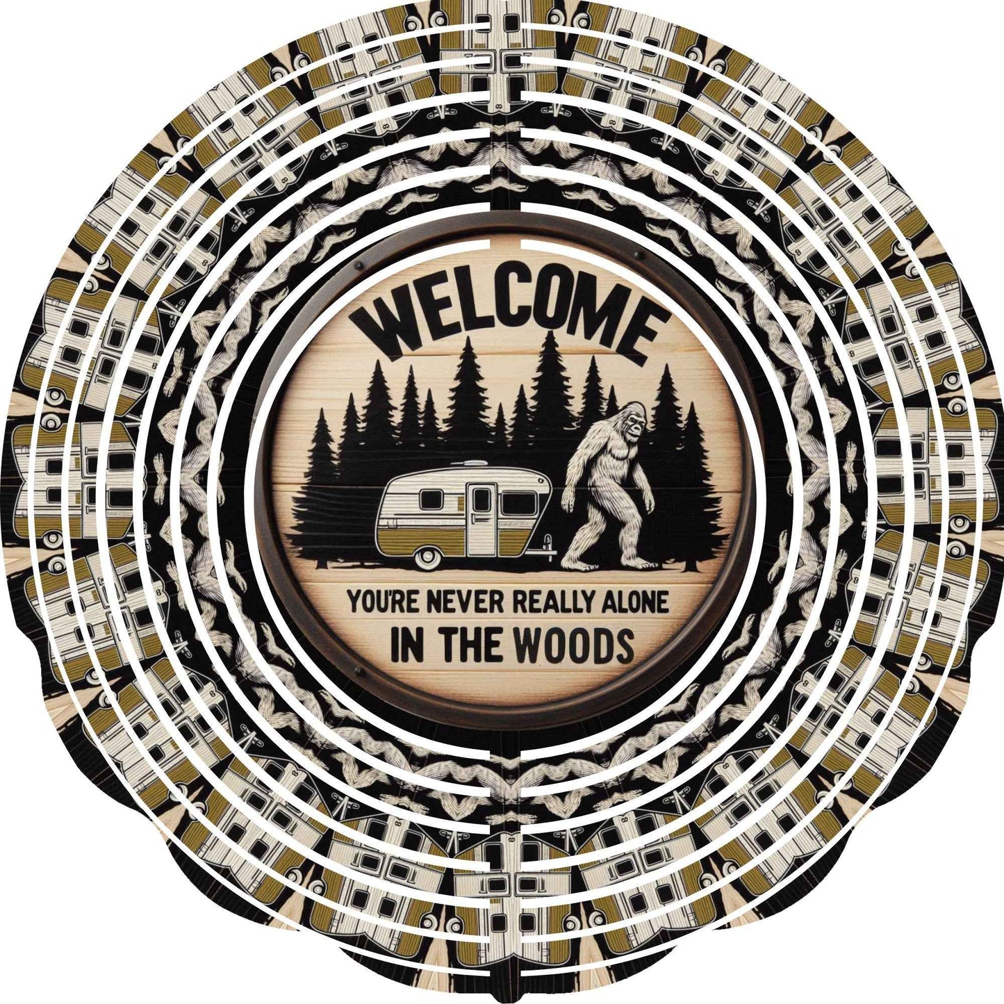 WIND SPINNER - BIGFOOT WELCOME