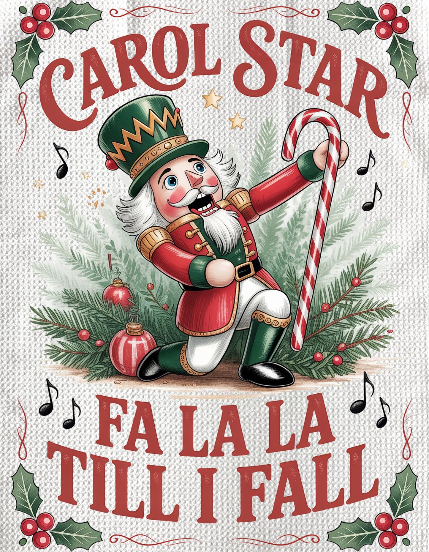 TOWELS - CHRISTMAS NUTCRACKER CAROL