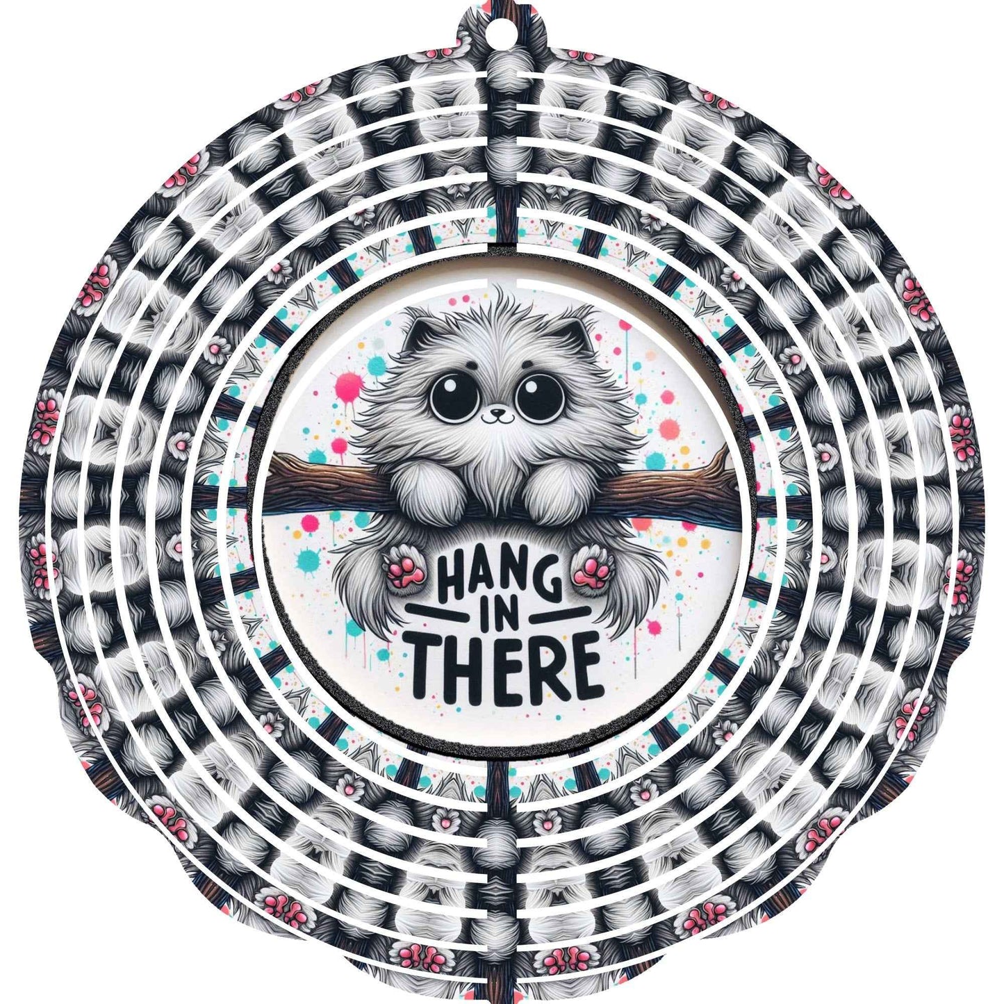 WIND SPINNER - CAT HANG IN THERE