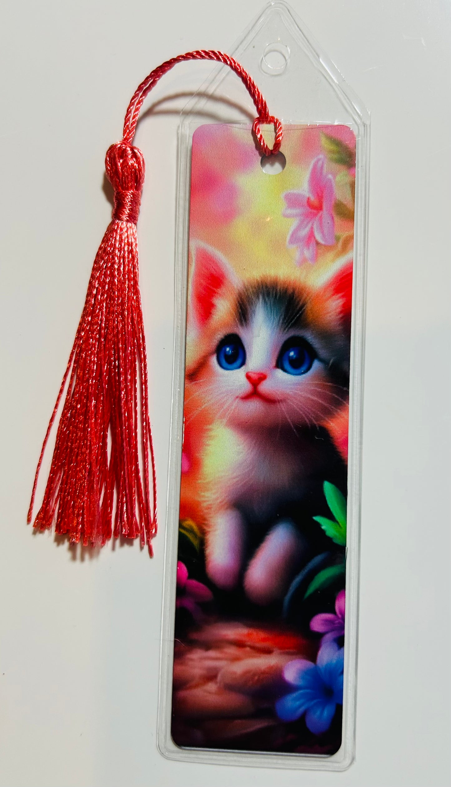 Metal Bookmark - Cat