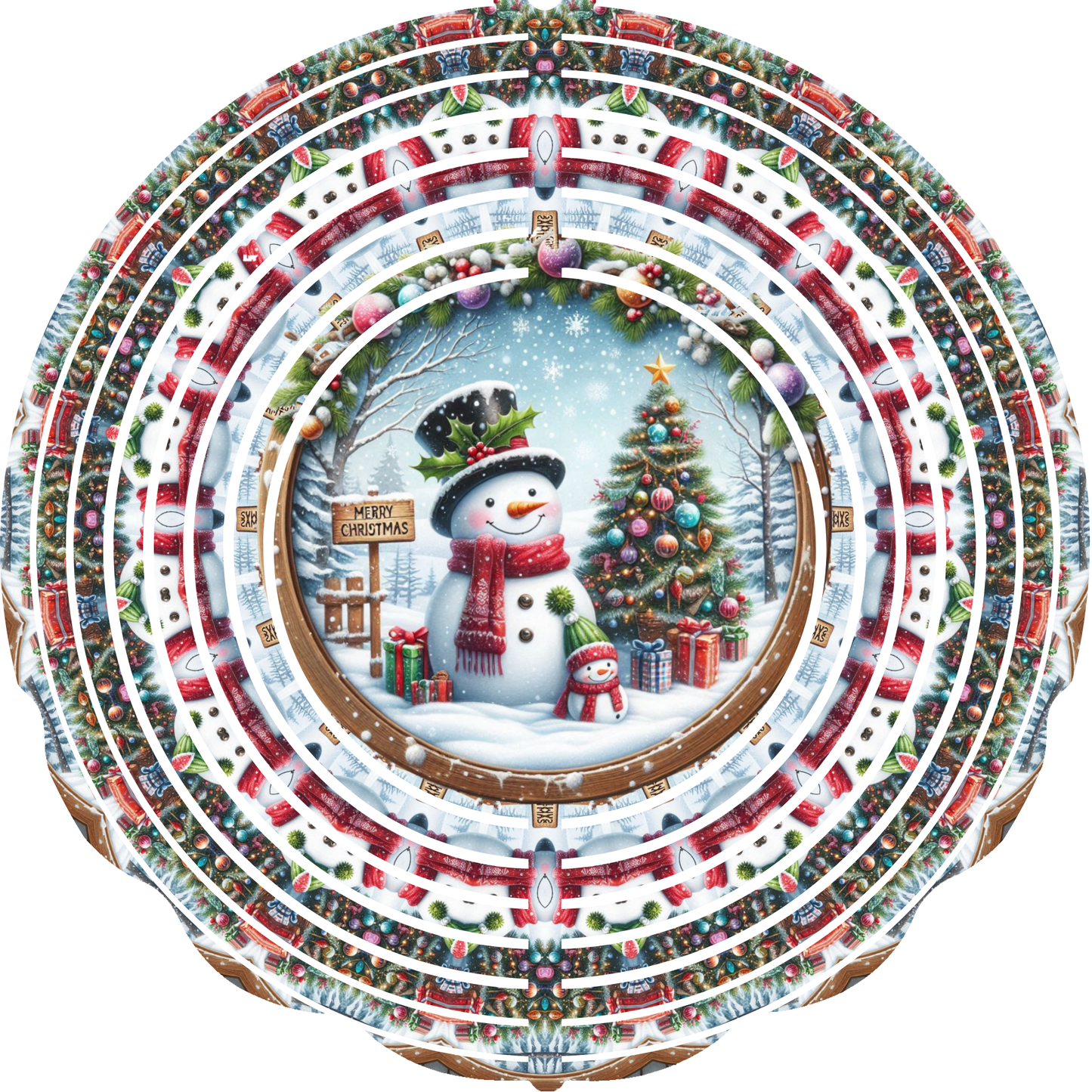 Wind Spinners - Christmas Snowman