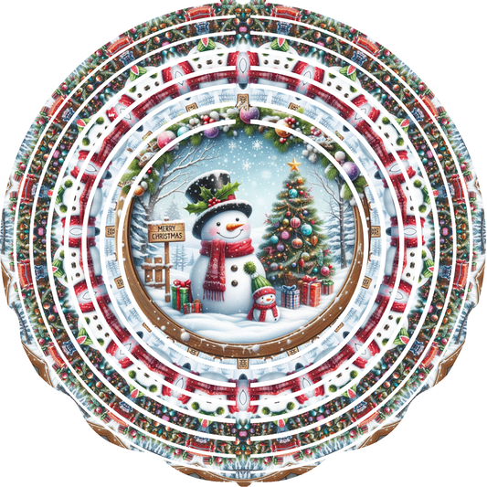 Wind Spinners - Christmas Snowman