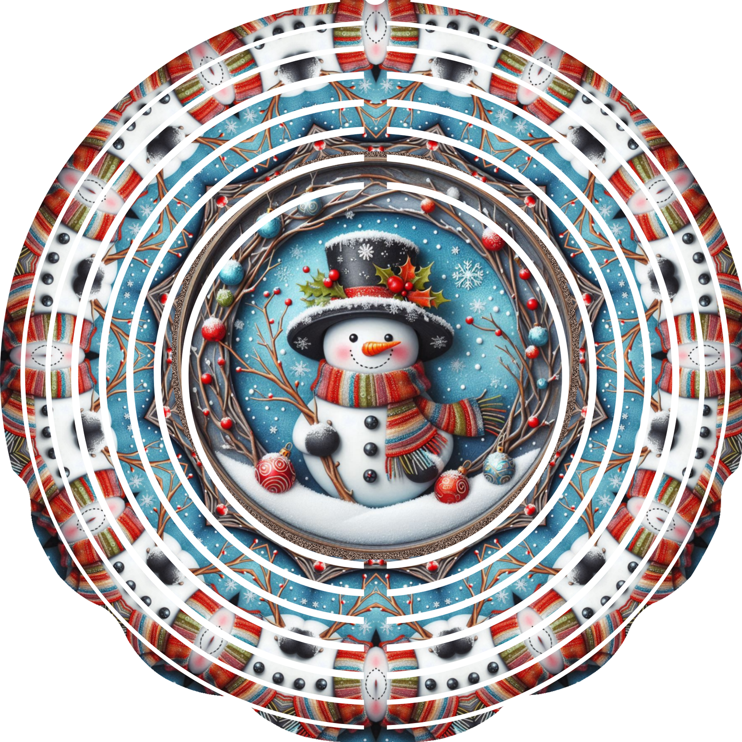 Wind Spinners - Christmas Snowman