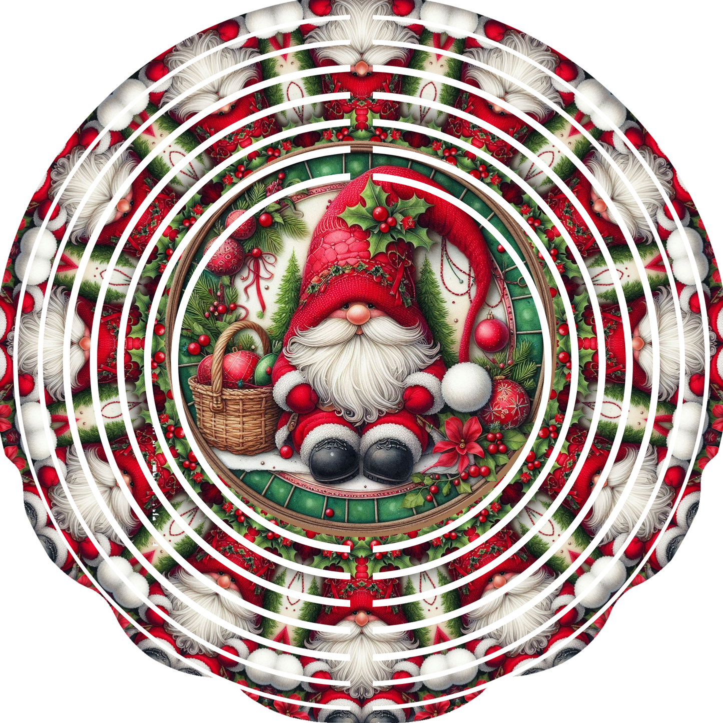 Wind Spinners - Christmas Gnomes