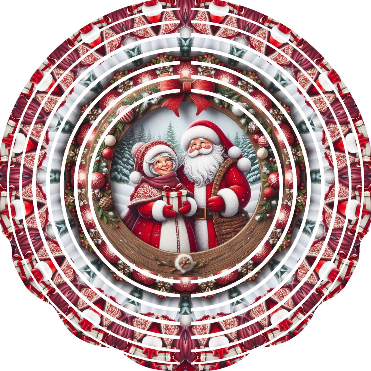 WIND SPINNERS - CHRISTMAS SANTA