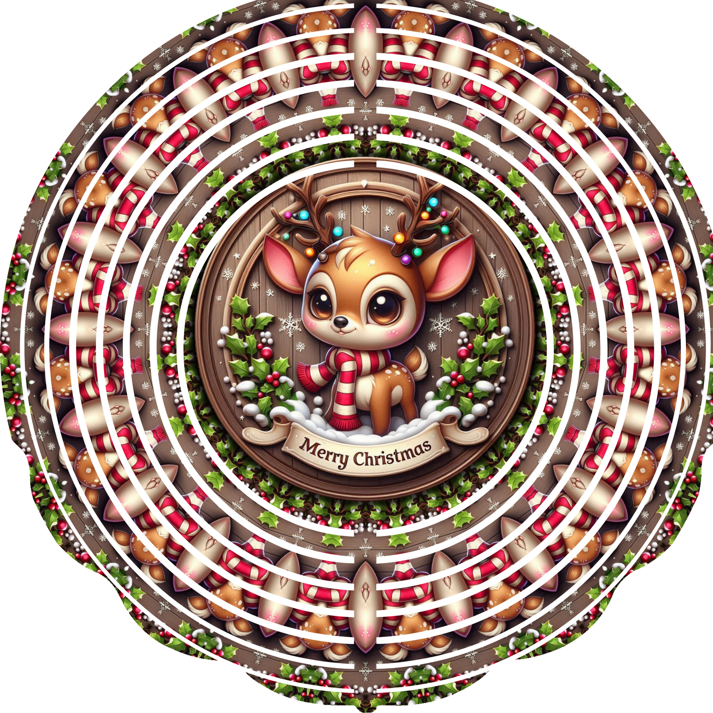 WIND SPINNER - CHRISTMAS REINDEER BABY