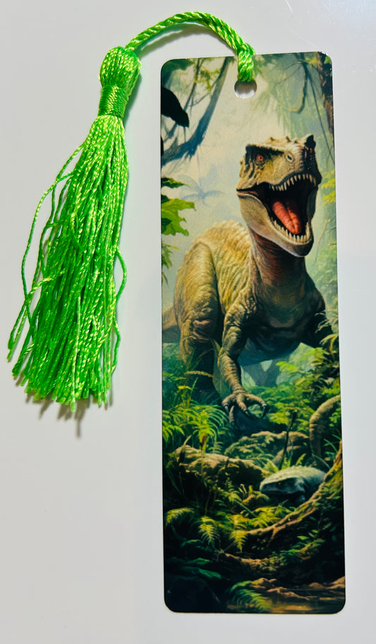 Metal Bookmark - Dinosaur