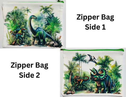 Zipper Bags - Dinosaur
