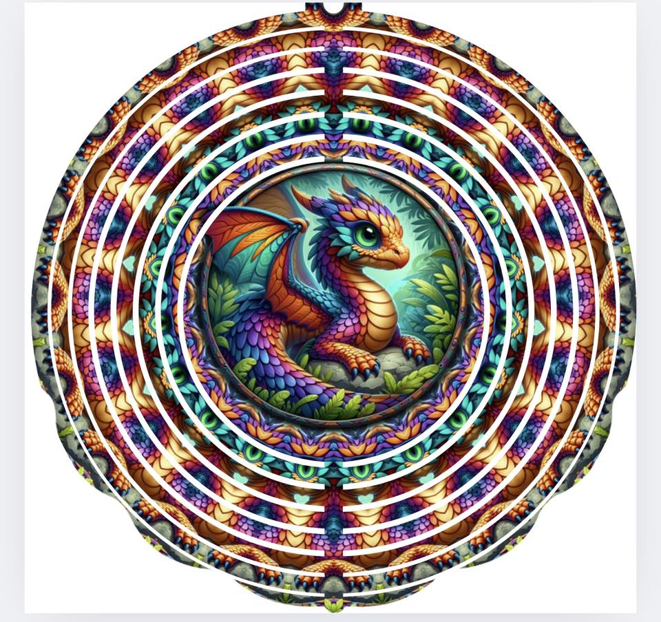 WIND SPINNER - DRAGON RAINBOW