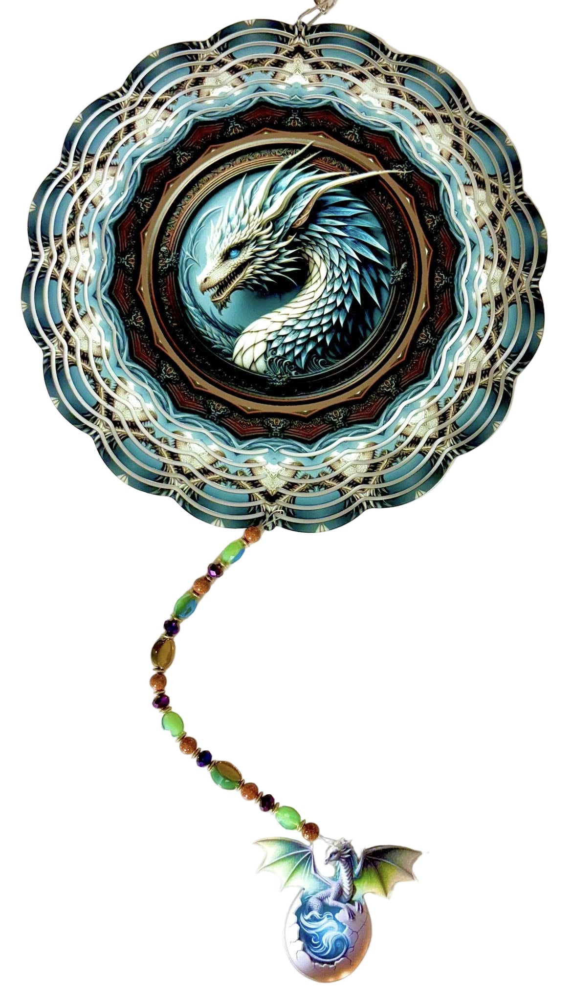 WIND SPINNER - DRAGON WHITE