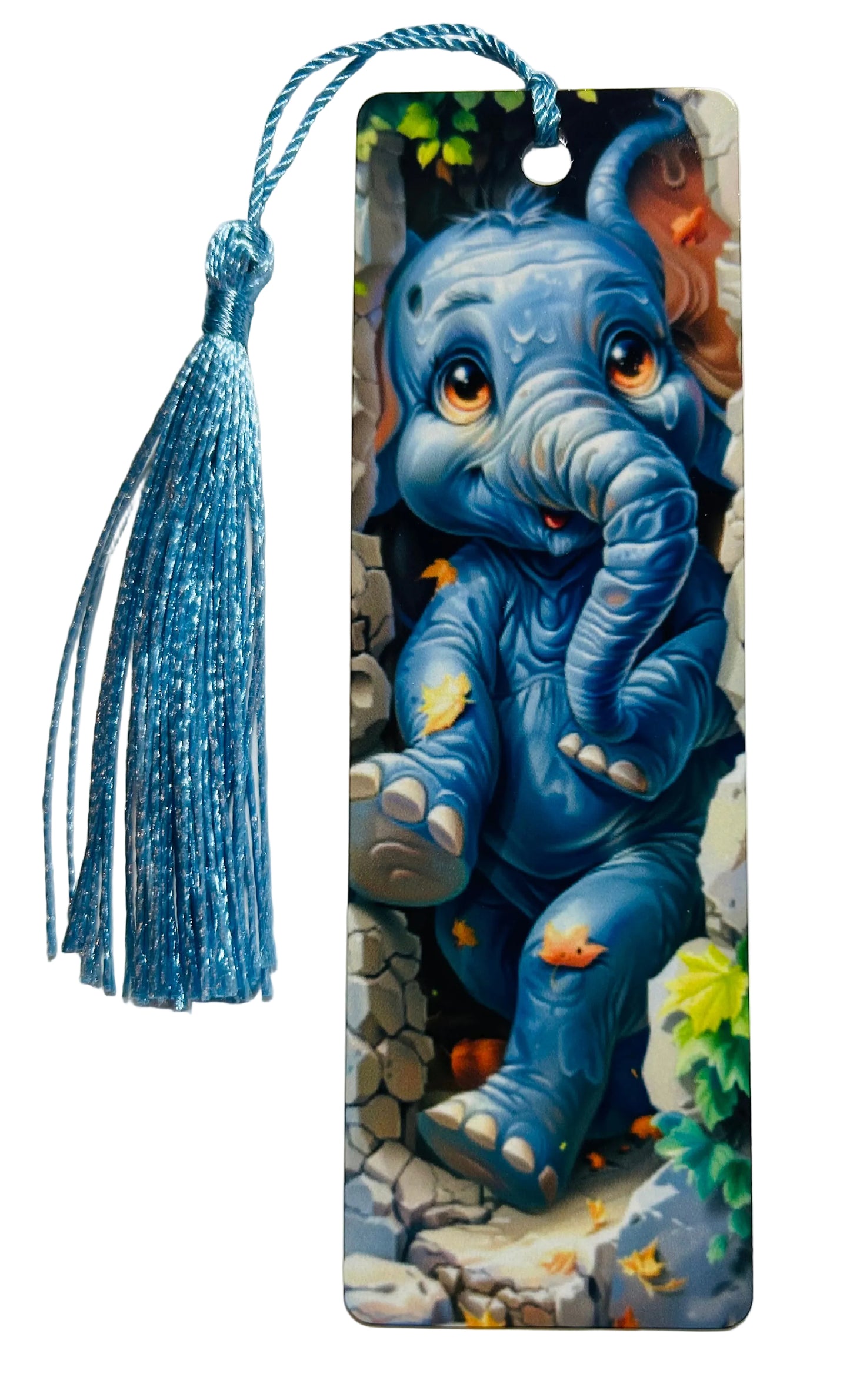 BOOKMARK - ELEPHANT CLIMBING THROUGH CAVE