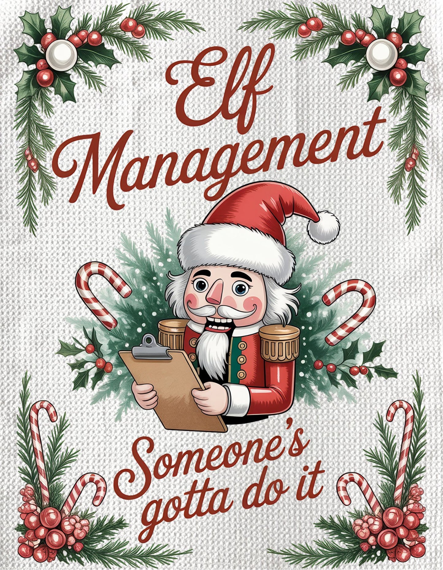 TOWELS - CHRISTMAS NUTCRACKER ELF