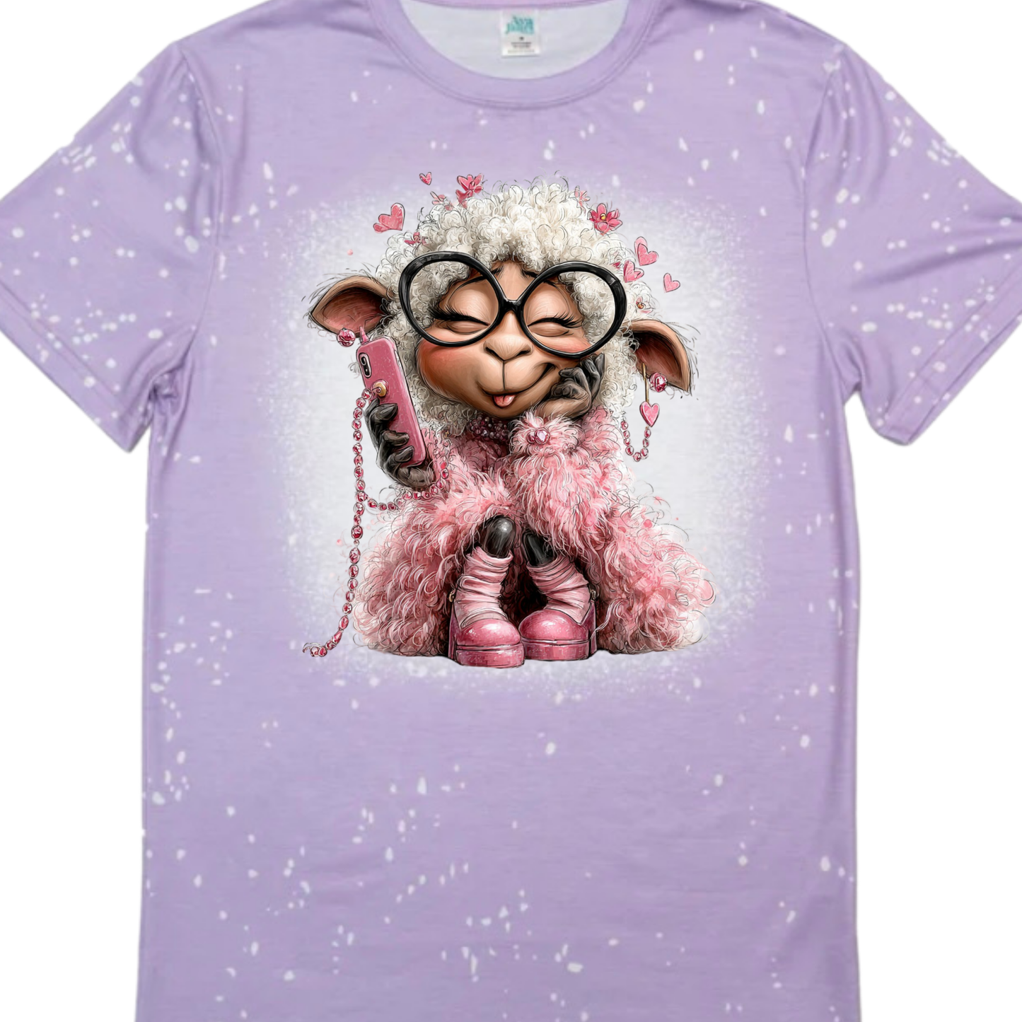 T-Shirts Faux Bleached - SHEEP DIVA