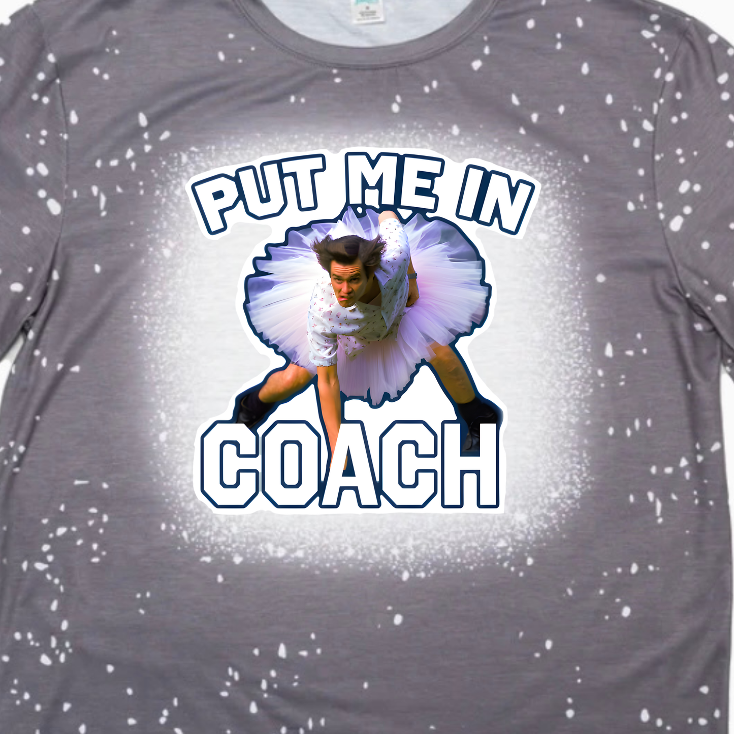 T-Shirts Faux Bleached - SPORT PUT ME IN