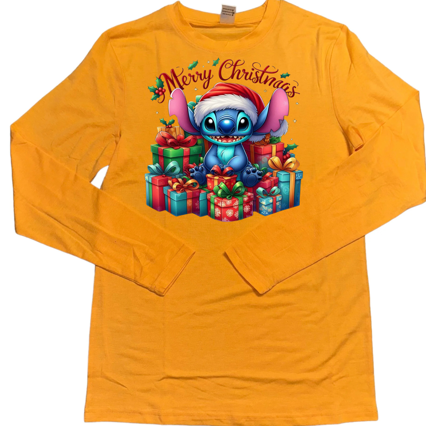 LONG SLEEVE - CHRISTMAS CUTE BLUE ALIEN