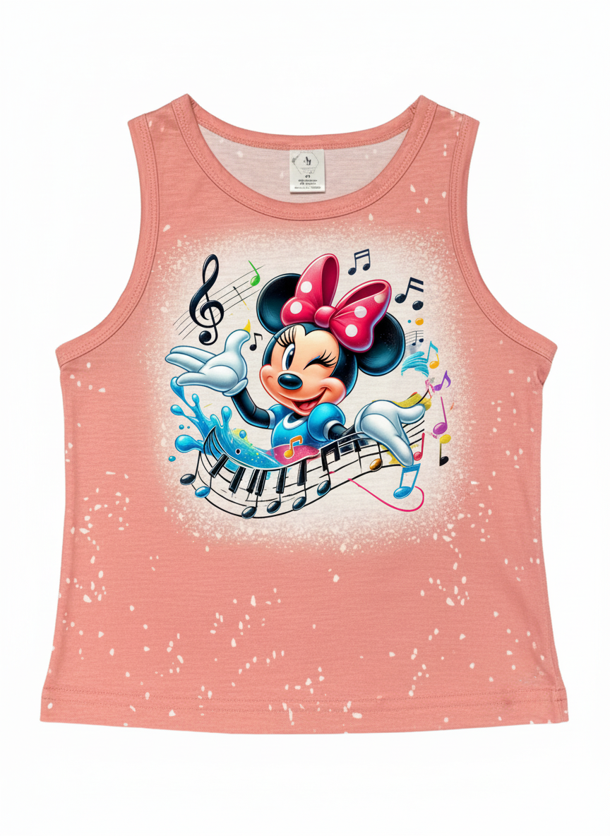 KIDS FAUX BLEACHED- MINNIE