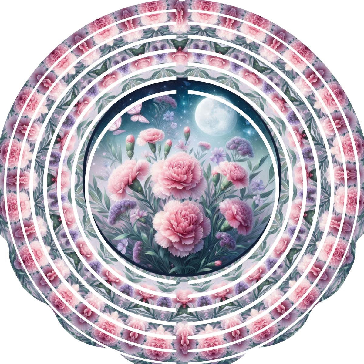 WIND SPINNER - FLOWER CARNATION