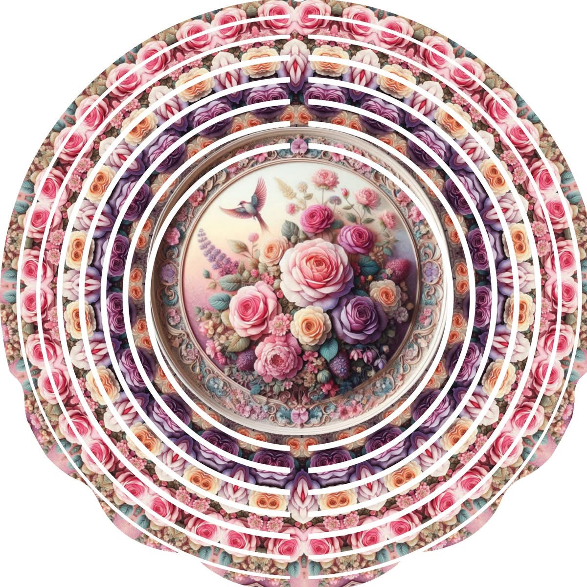 WIND SPINNER - FLOWER BIRD