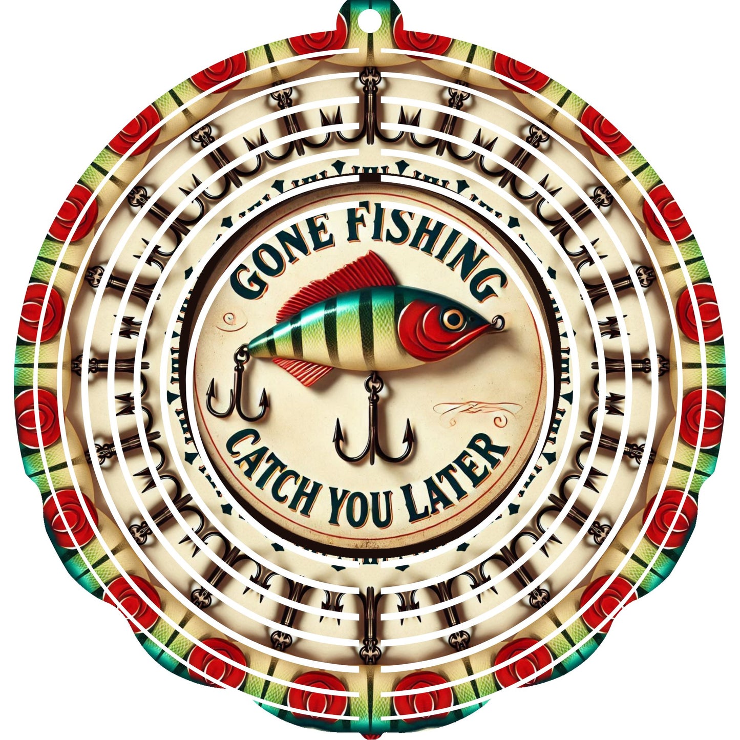 Wind Spinners - Fish/Fishing