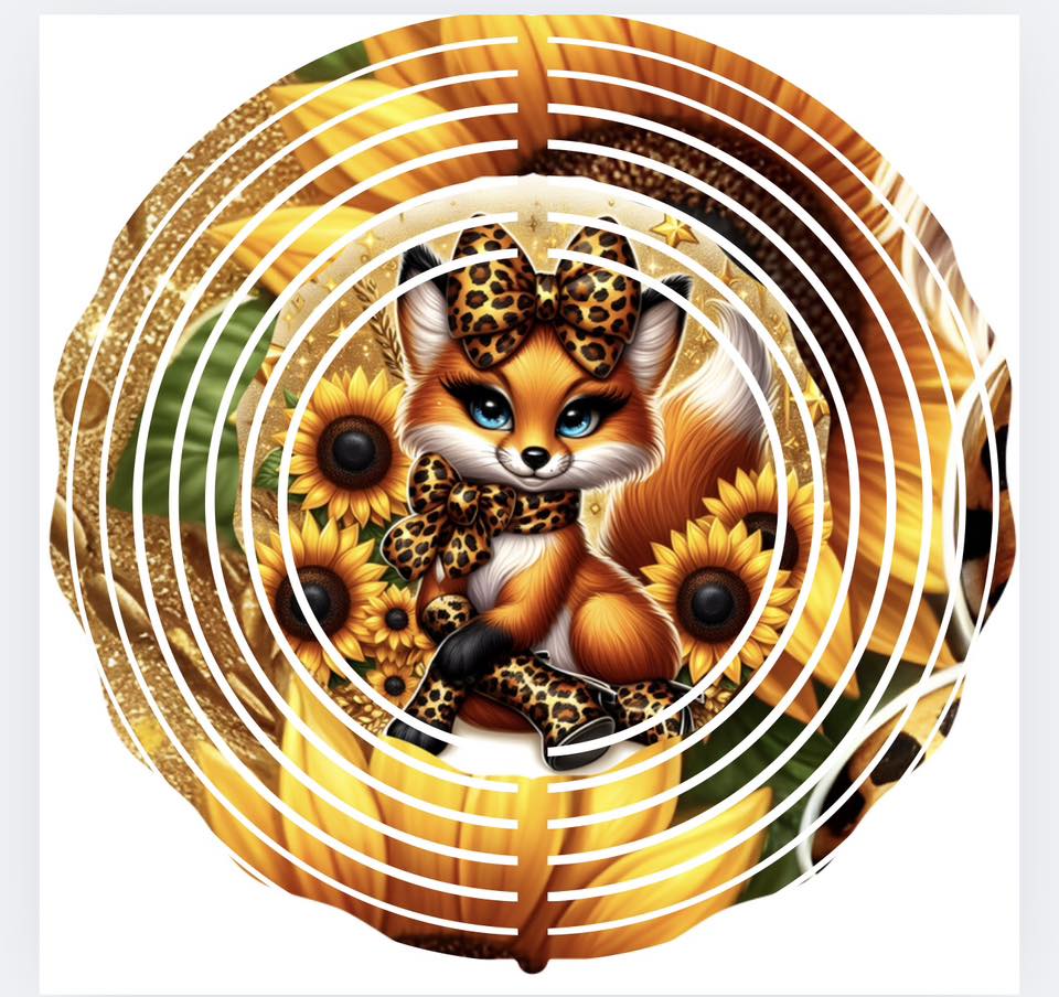 WIND SPINNER - FOX SUNFLOWERS