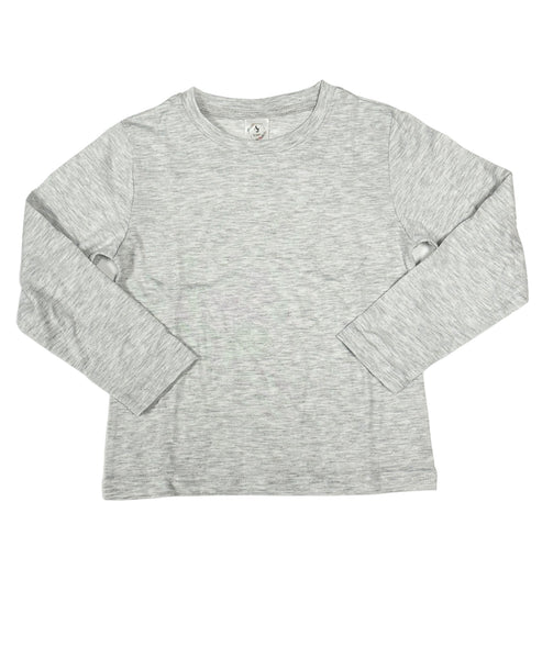 Z. LONG SLEEVE - BLANK CUSTOM GREY
