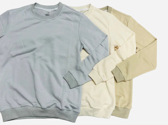Z. CREW NECK - BLANK CUSTOM TAN (BOTTOM ONE)