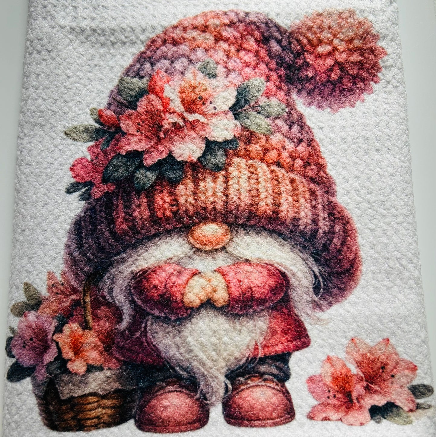 Towels -  Gnome Flowers/Succulents