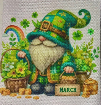 TOWELS - ST PATRICK'S GNOME MARCH