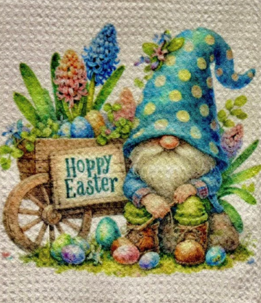 TOWELS - EASTER GNOME HOPPY EASTER