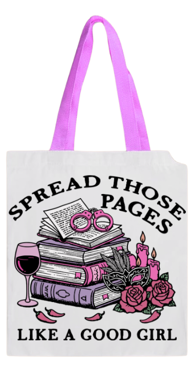 BOOK BAG - BOOKS SPREAD THOSE PAGES