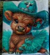 Towels -  Highland Cow Cowboy Hats