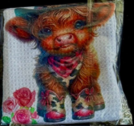 Towels -  Highland Cow Cowboy Hats
