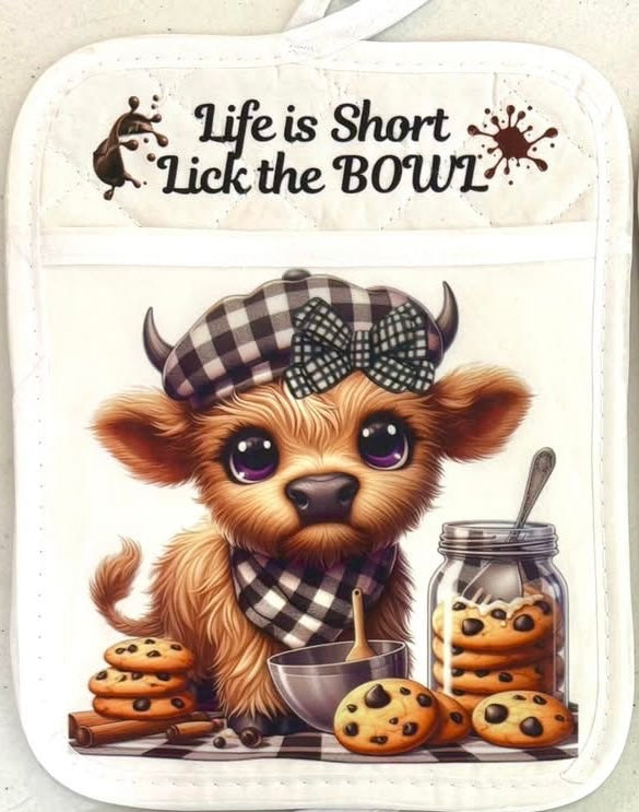 Pot Holders - HIghland Cows