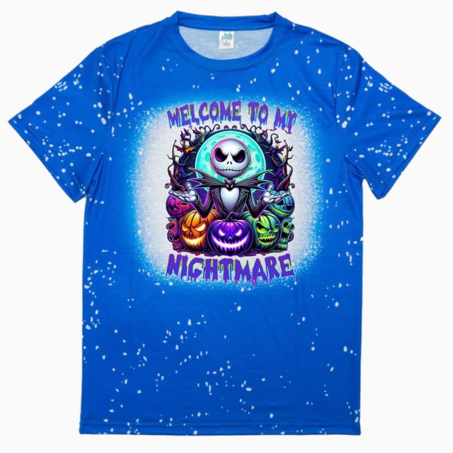 T-Shirts Faux Bleached - HALLOWEEN NIGHTMARE