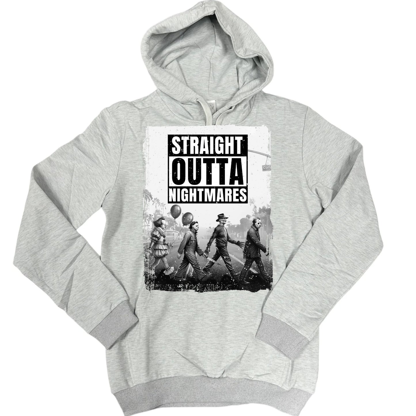 Hoodies Fleeced LIne and Faux Bleached- Halloween