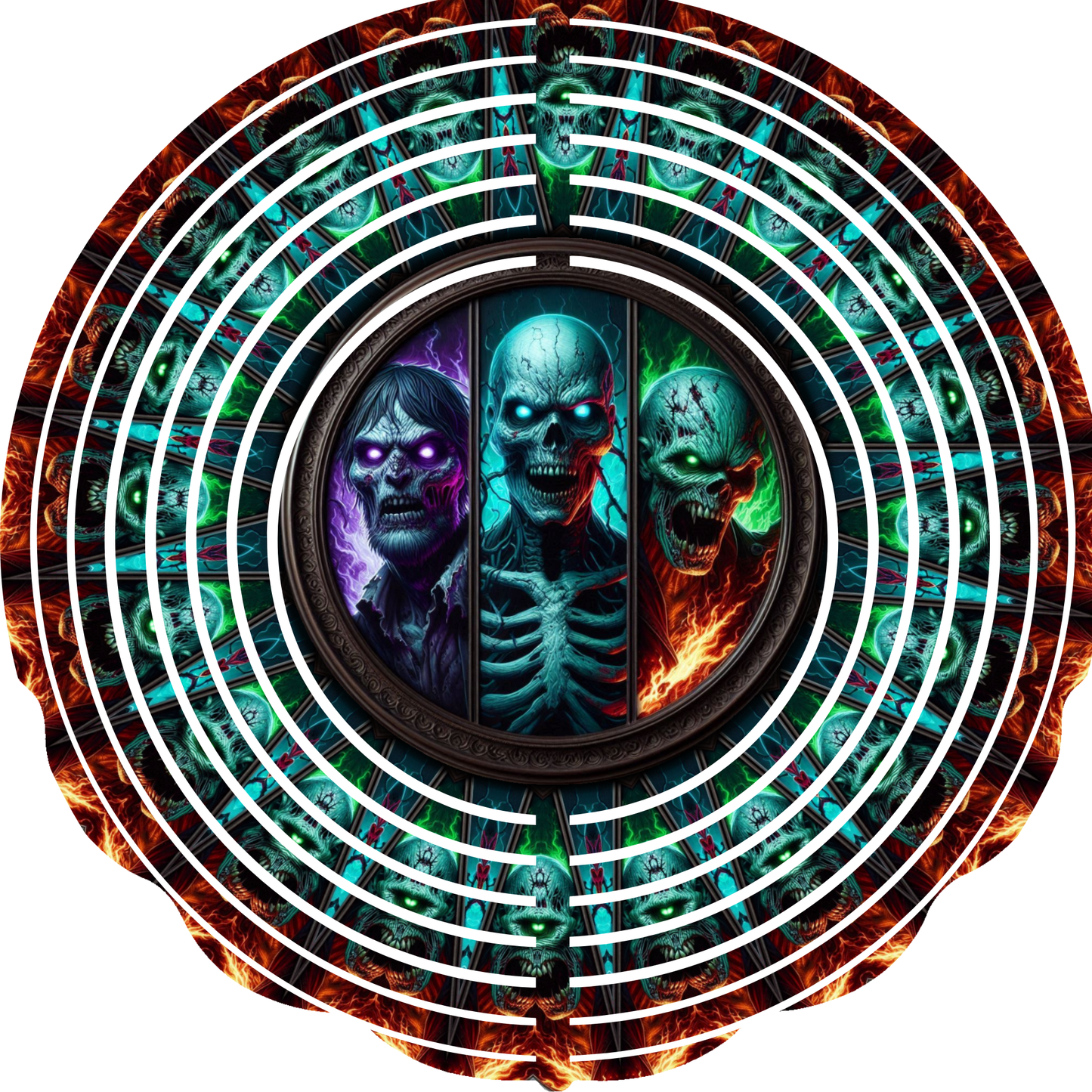Wind Spinners - Halloween Skeletons, Zombies etc.
